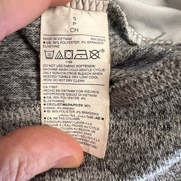 Old Navy Active Cowl Neck Long Sleeve Pullover Heather Gray Size Small - Picture 9 of 9